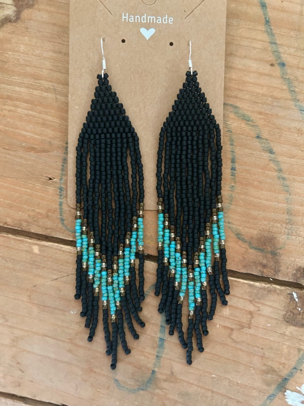 {Western} Handmade Beaded Earrings